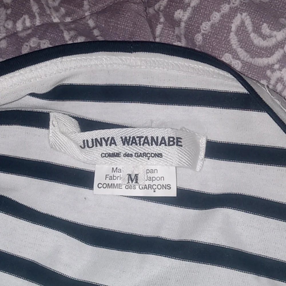 NEW size M 8-10 Junya Watanabe Comme des Garcons Striped Shirt - Picture 3 of 7